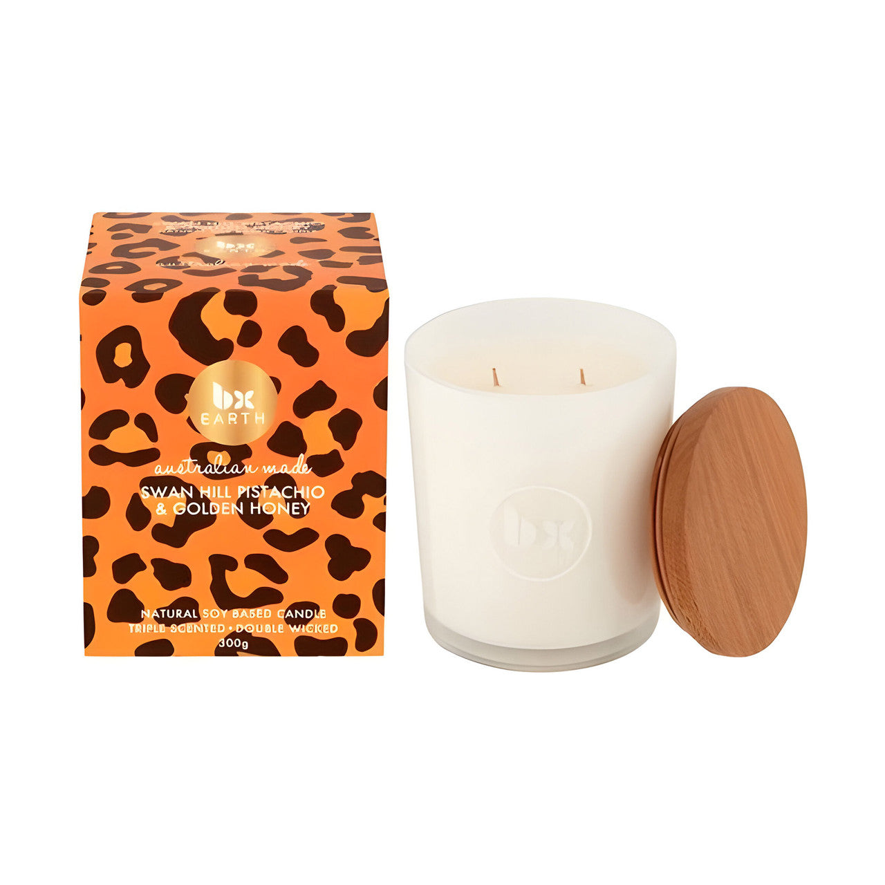 BX Earth Swan Hill Pistachio and Salted Butterscotch Candle 300g