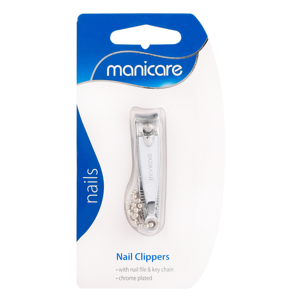 Manicare Nail Clippers, with Nail File and Key Chain 