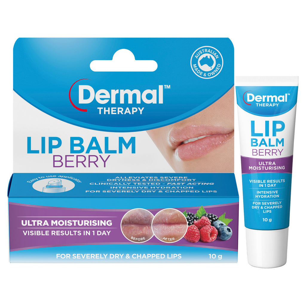 Dermal Therapy Lip Balm Berry 10g