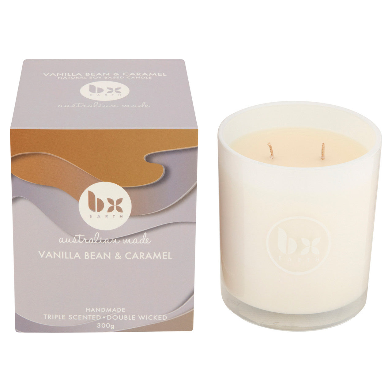BX Earth Vanilla Bean & Caramel Candle 300g