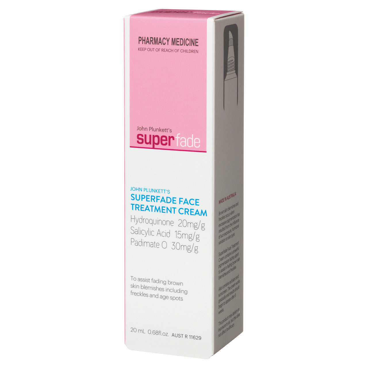 John Plunkett's Superfade Face Treatment Cream 20mL