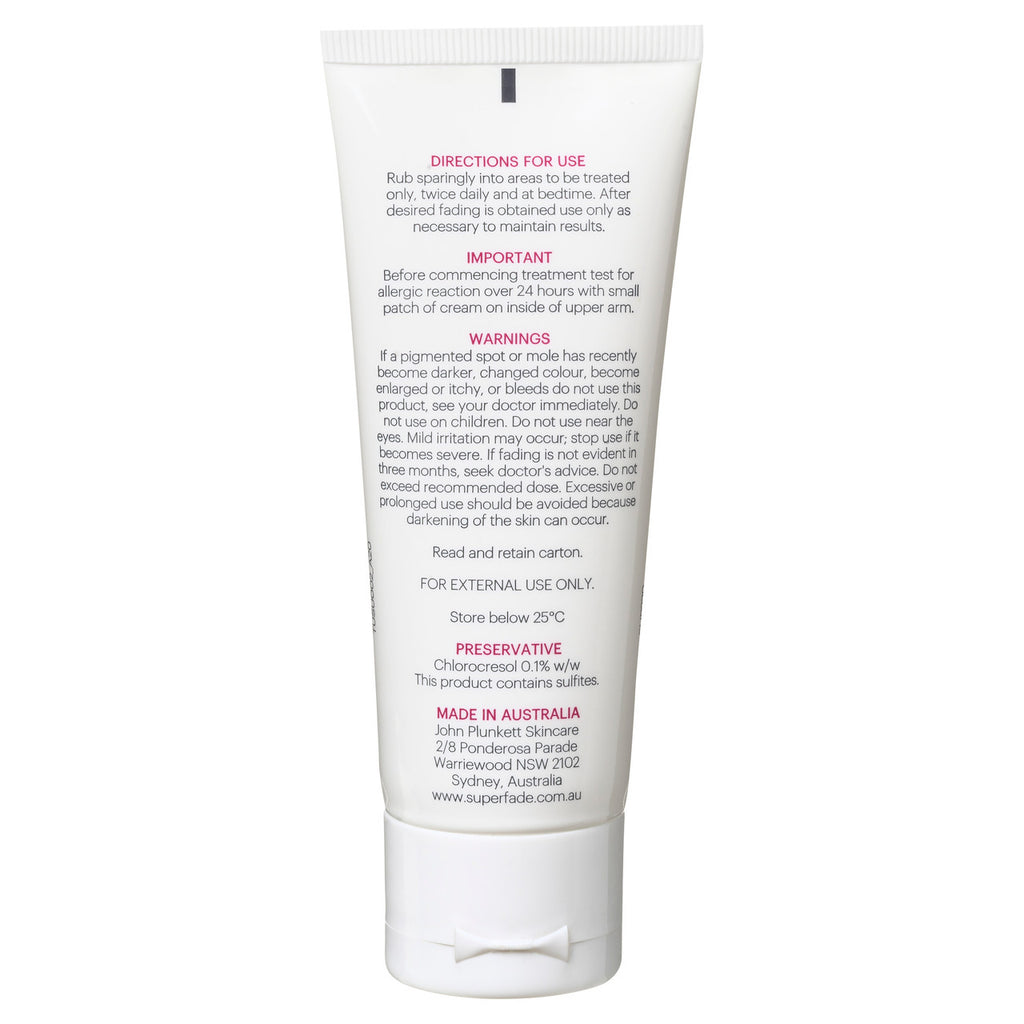 John Plunkett's Superfade Treatment Cream 60mL