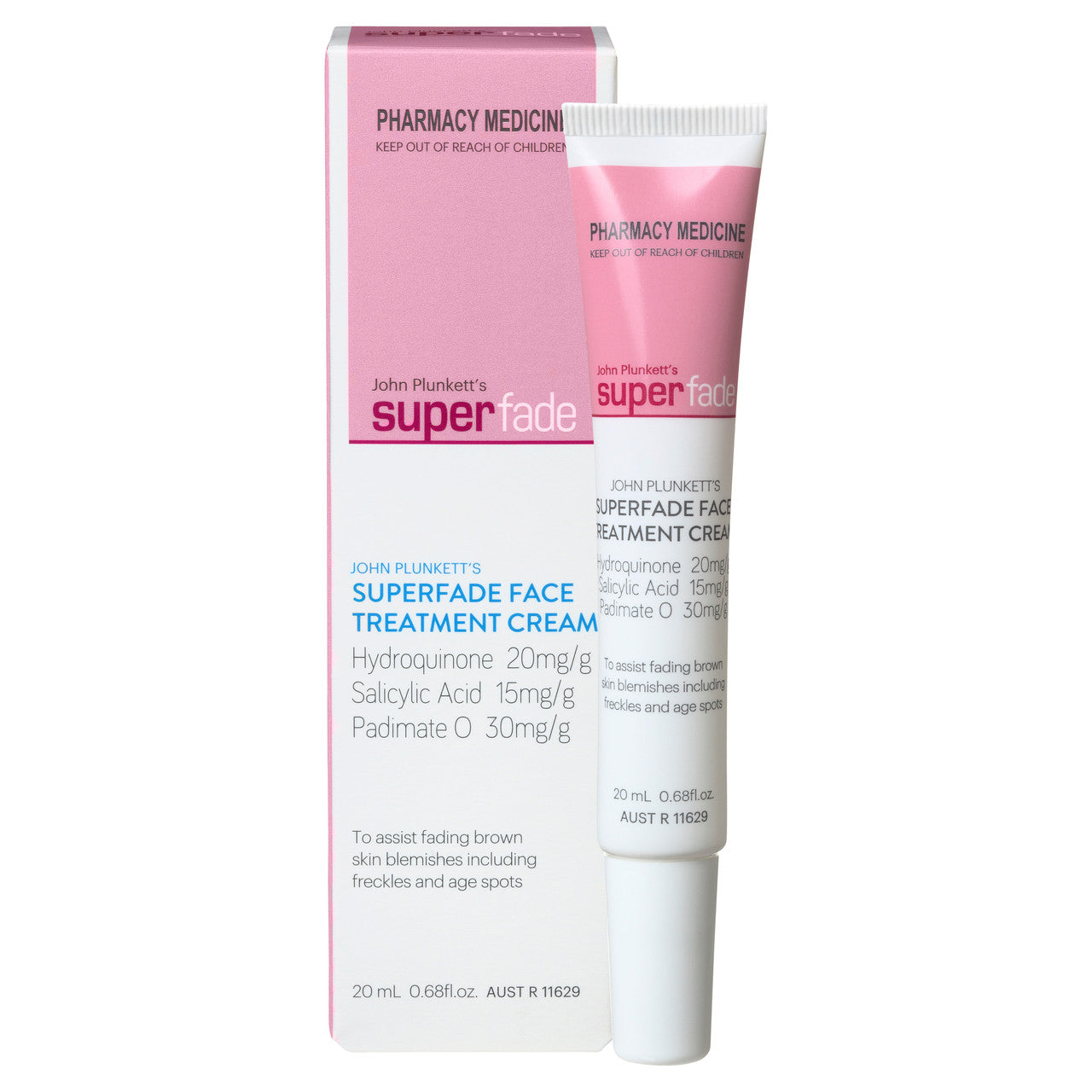 John Plunkett's Superfade Face Treatment Cream 20mL
