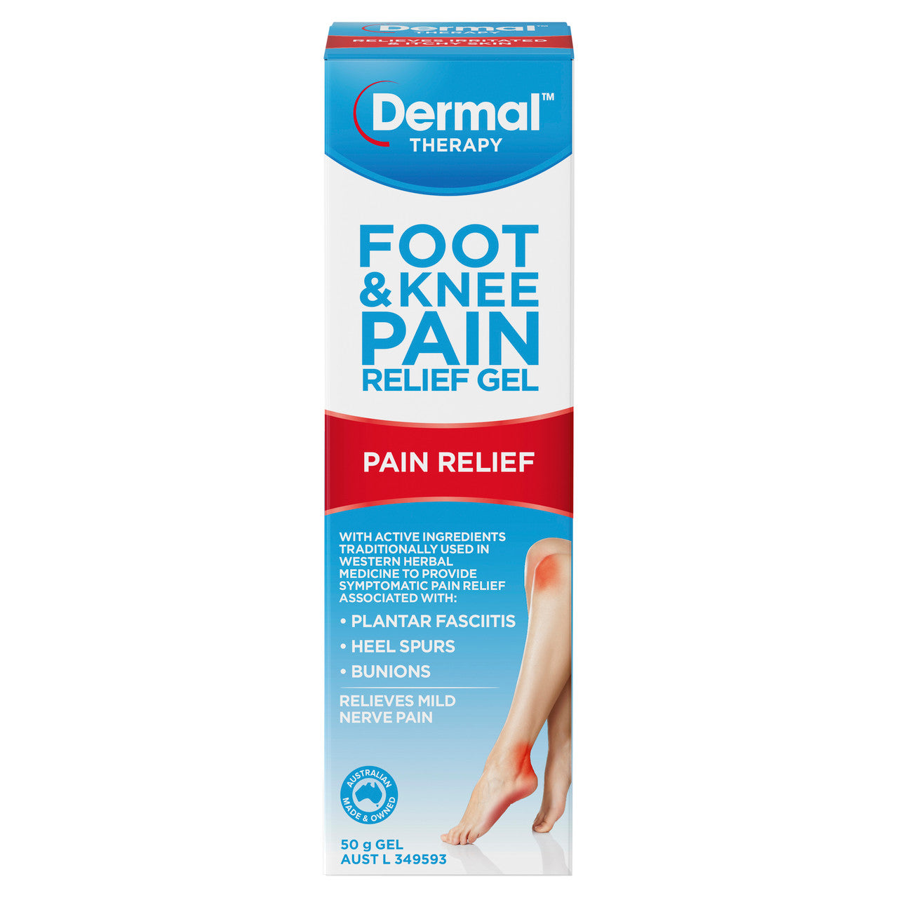 Dermal Therapy Foot & Knee Pain Relief Gel 50g