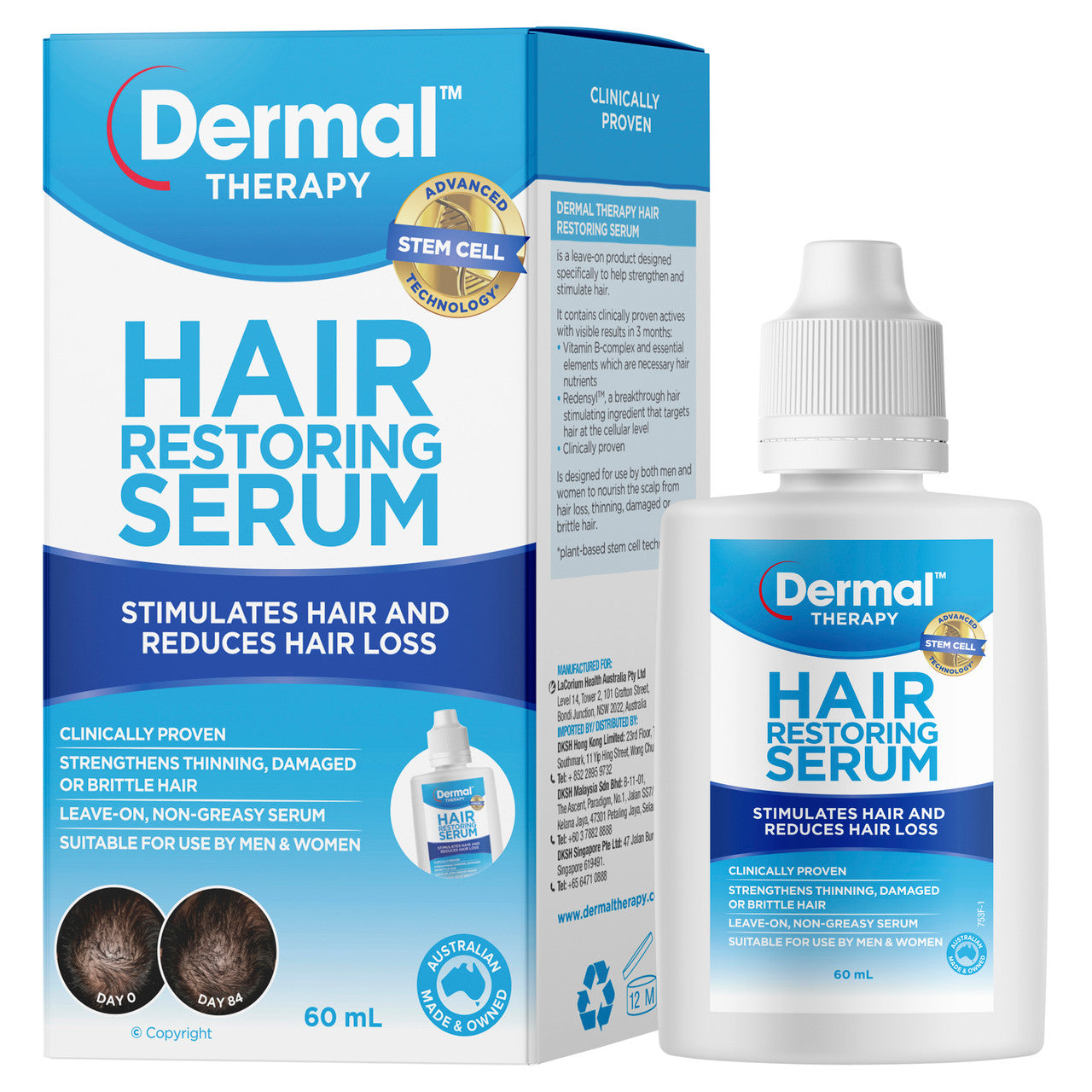 Dermal Therapy Hair Restoring Serum 60mL