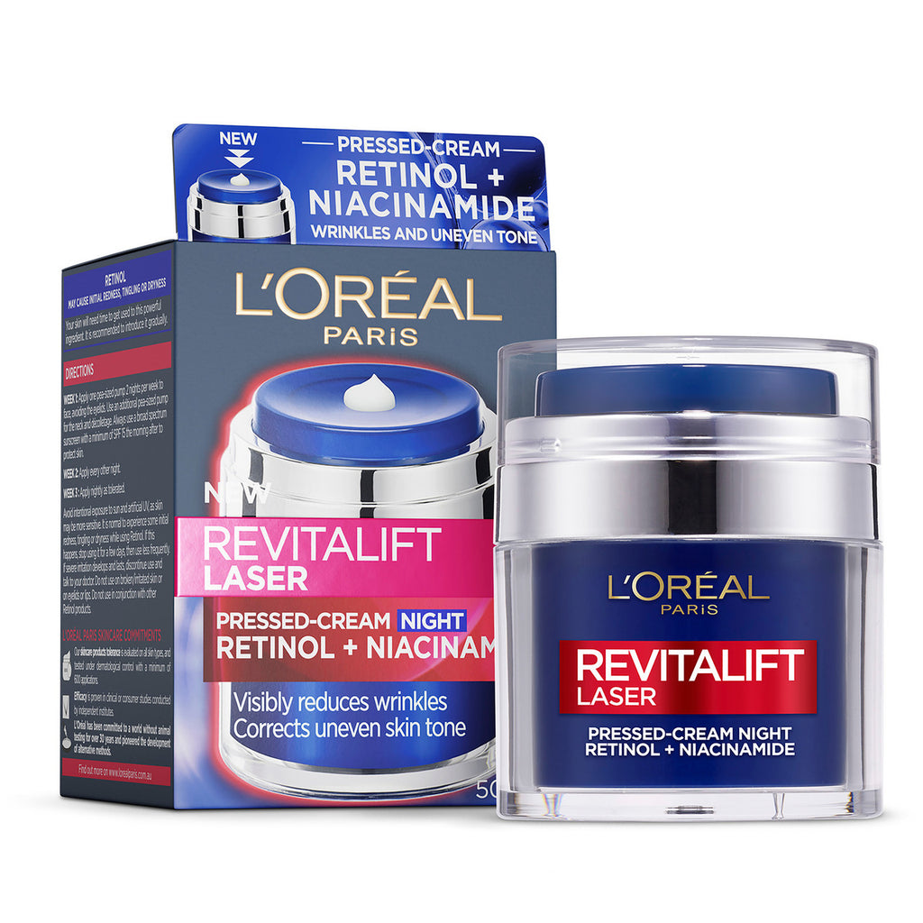 L'Oréal Paris Revitalift Laser Retinol + Niacinamide Pressed Night Cream 50ml