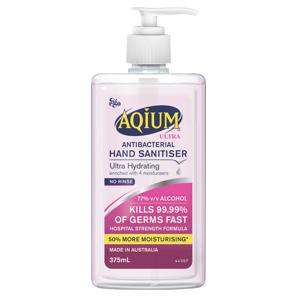 Aqium Ultra Antibacterial Hand Sanitiser 375ml