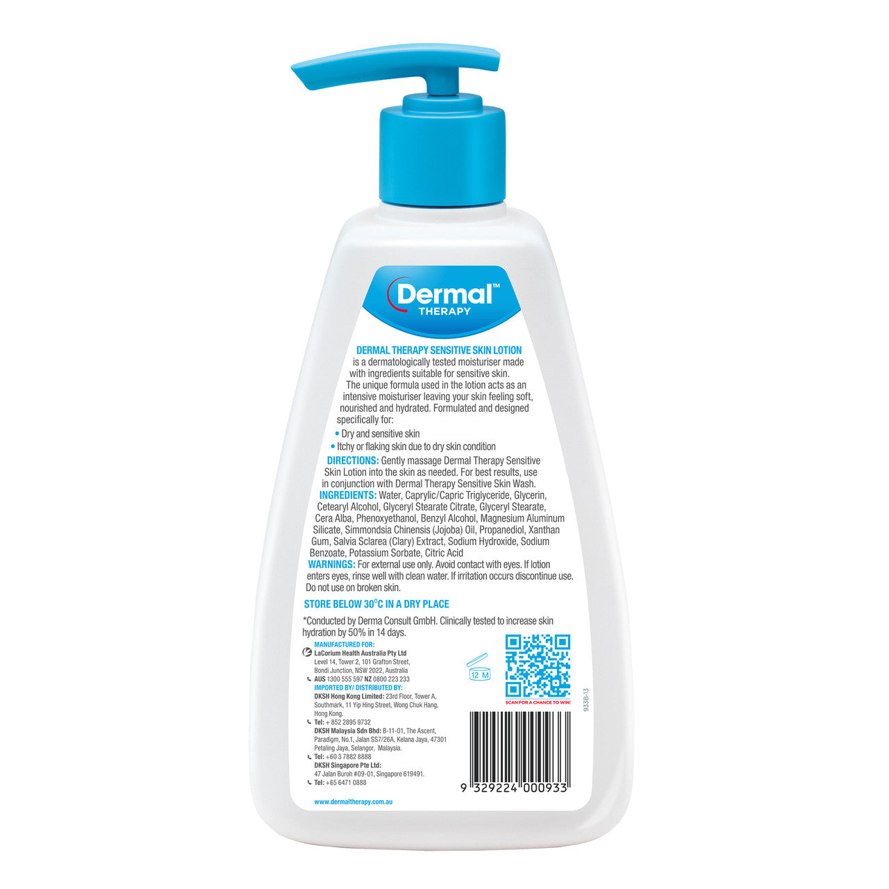 Dermal Therapy Sensitive Skin Lotion 750mL