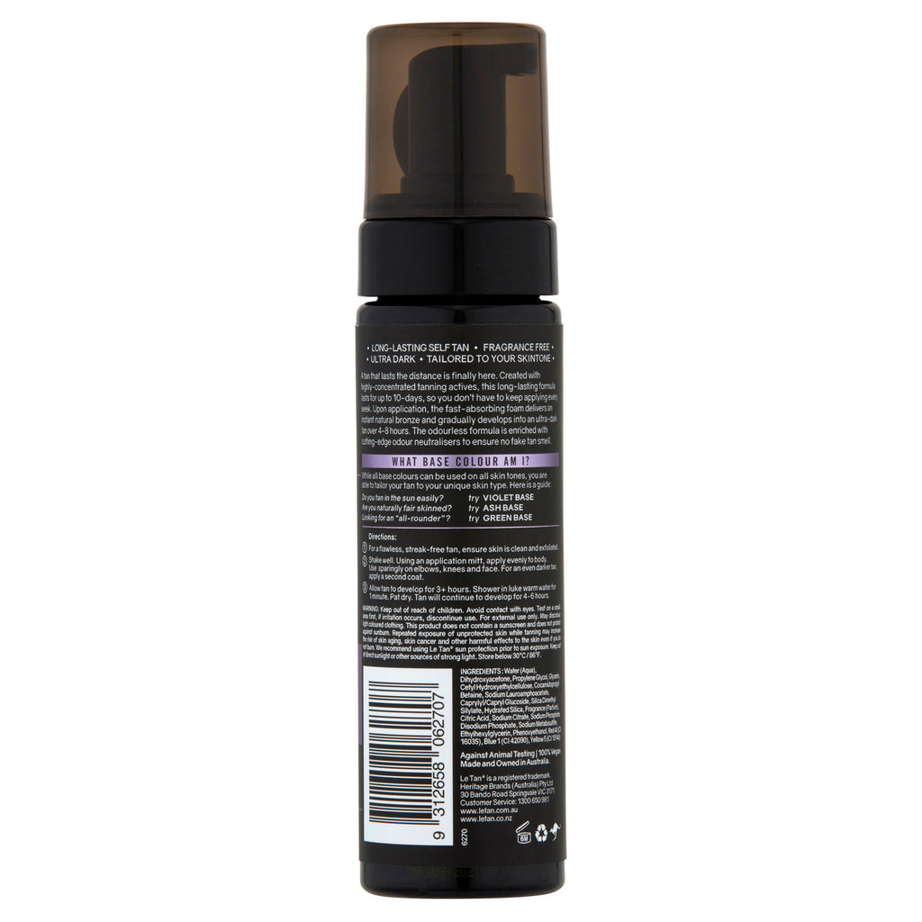 Le Tan Gold STAY Tanning Foam - Violet Base