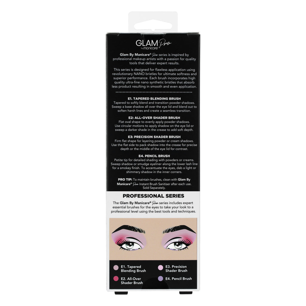 Glam by Manicare® Pro Essential Eye Brush Set