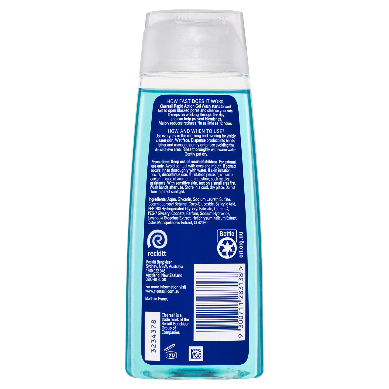 Clearasil Ultra Rapid Action Gel Wash 200mL