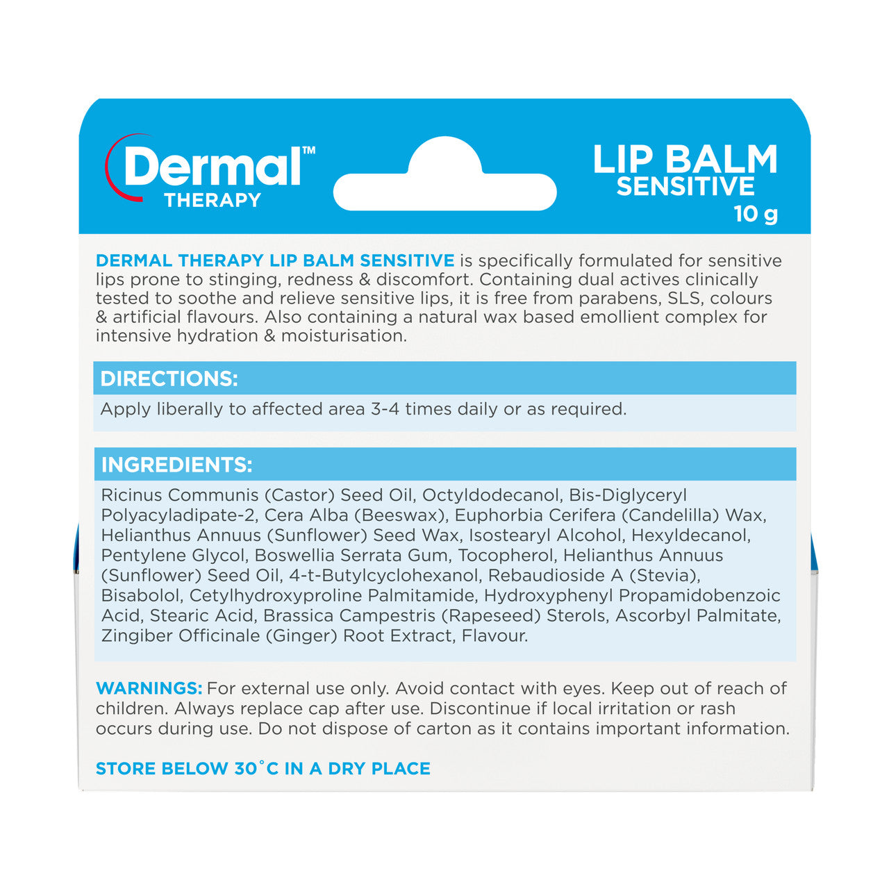 Dermal Therapy Lip Balm Sensitive