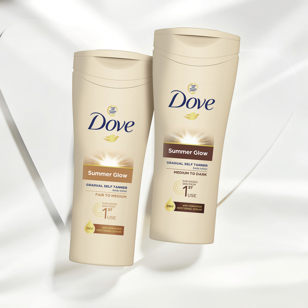 Dove Summer Glow Gradual Tan Body Lotion Fair To Medium  250ml