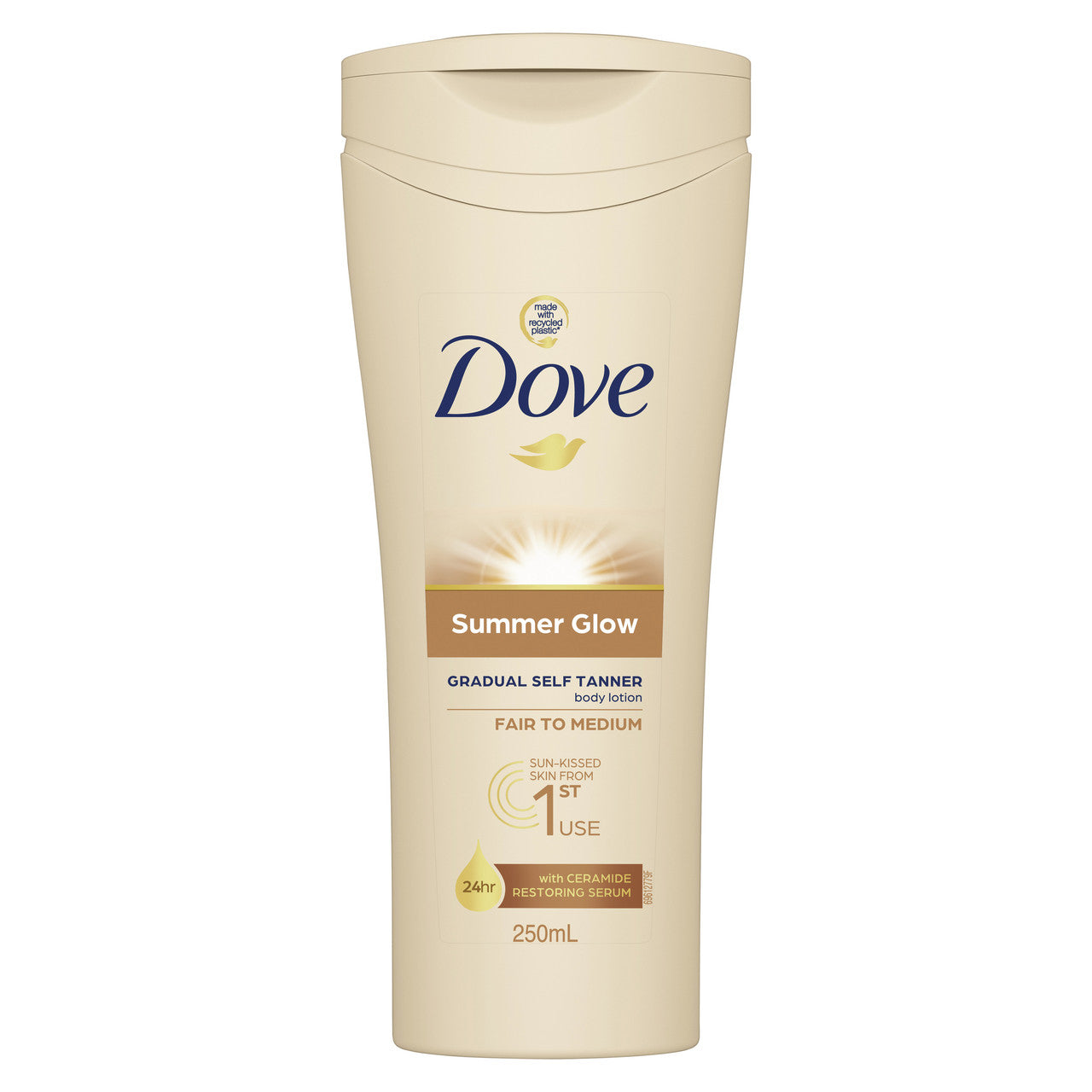 Dove Summer Glow Gradual Tan Body Lotion Fair To Medium  250ml