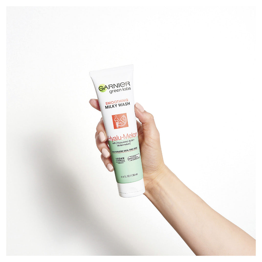 Garnier Green Labs Hyalu-Melon Smoothing Milky Cleanser 130mL