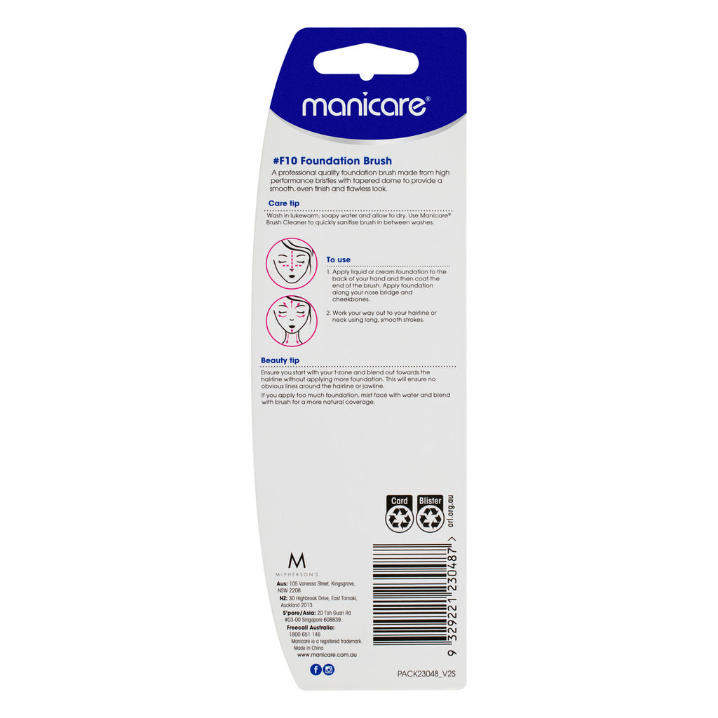 Manicare F10 Foundation Brush 