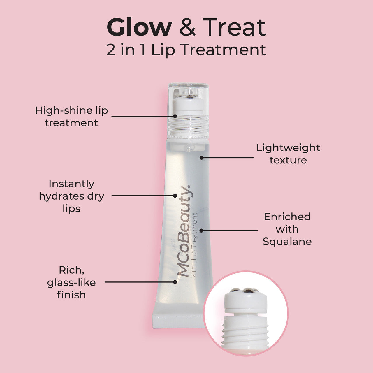 Glow & Treat 2-in-1 Lip Treatment Coconut