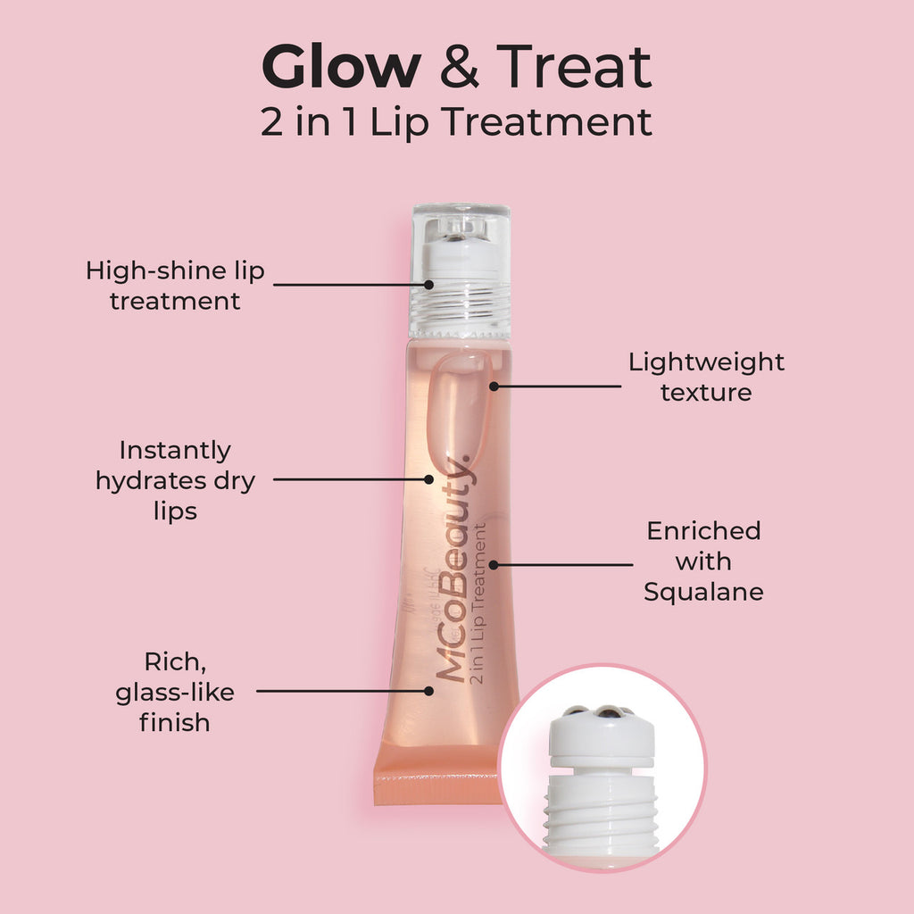 Glow & Treat 2-in-1 Lip Treatment Peach