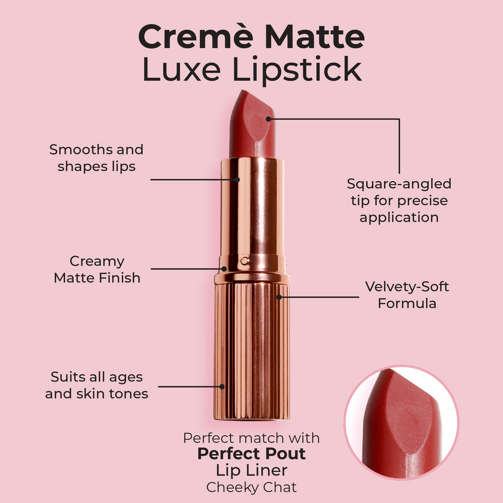 Creme Matte Luxe Lipstick Cheeky Chat