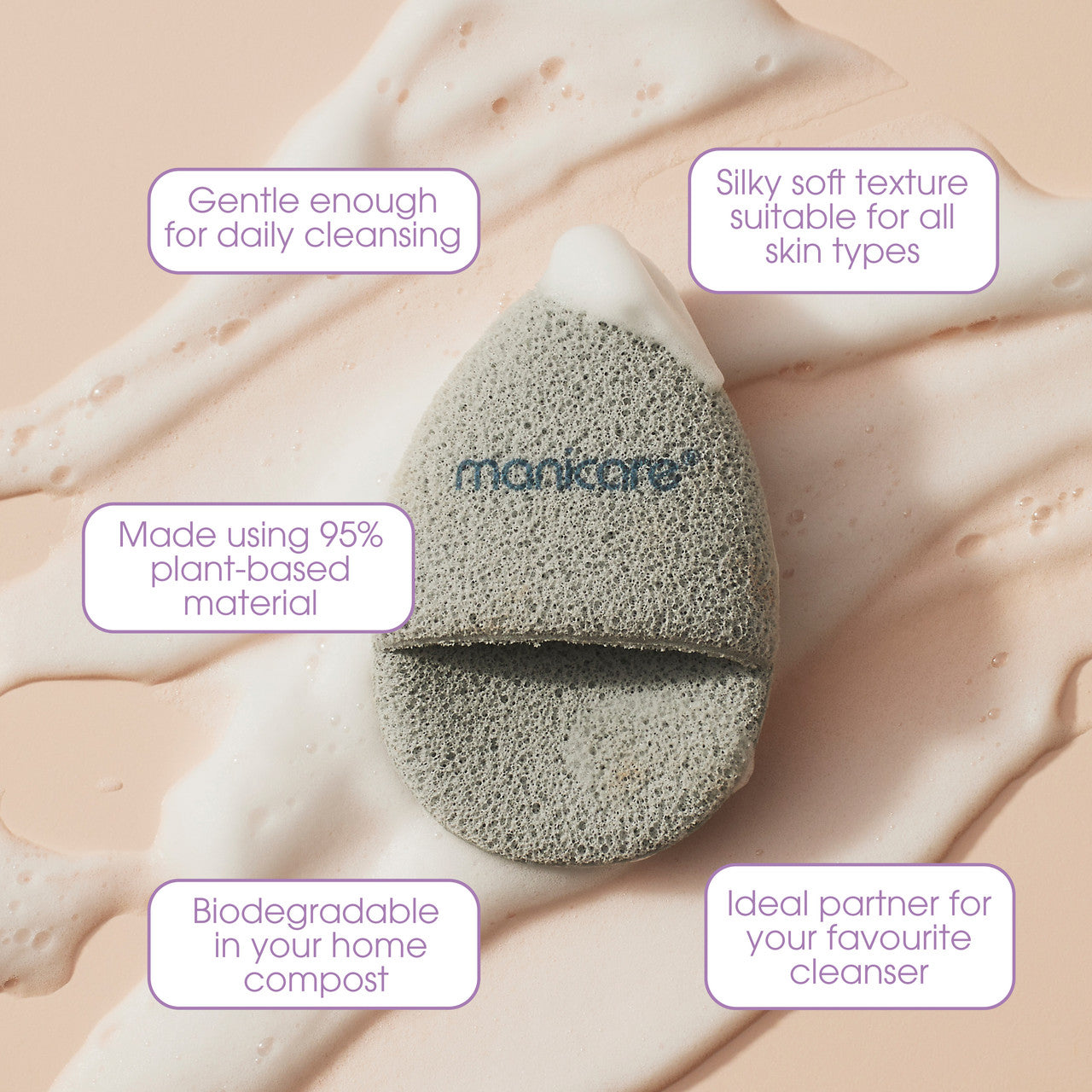 Manicare Biodegradable Cleansing Mitt