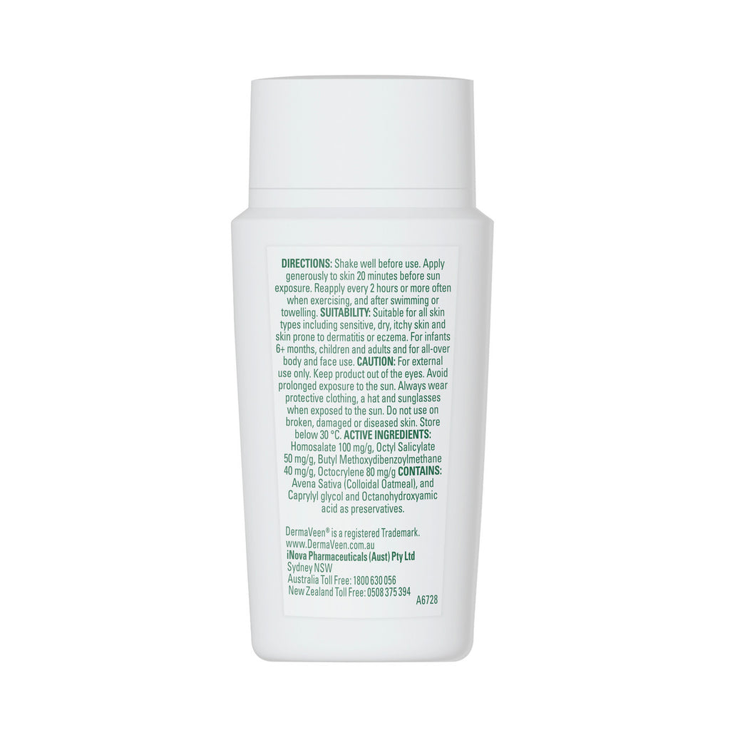 DermaVeen Sensitive Sun Invisible Fluid SPF 50+ Sunscreen 50mL
