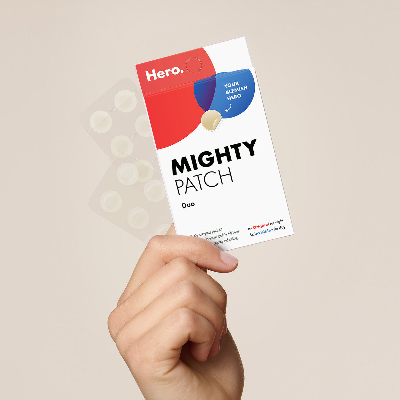Hero Mighty Patch Duo Pimple Patches | Day & Night Patches | 12 pack