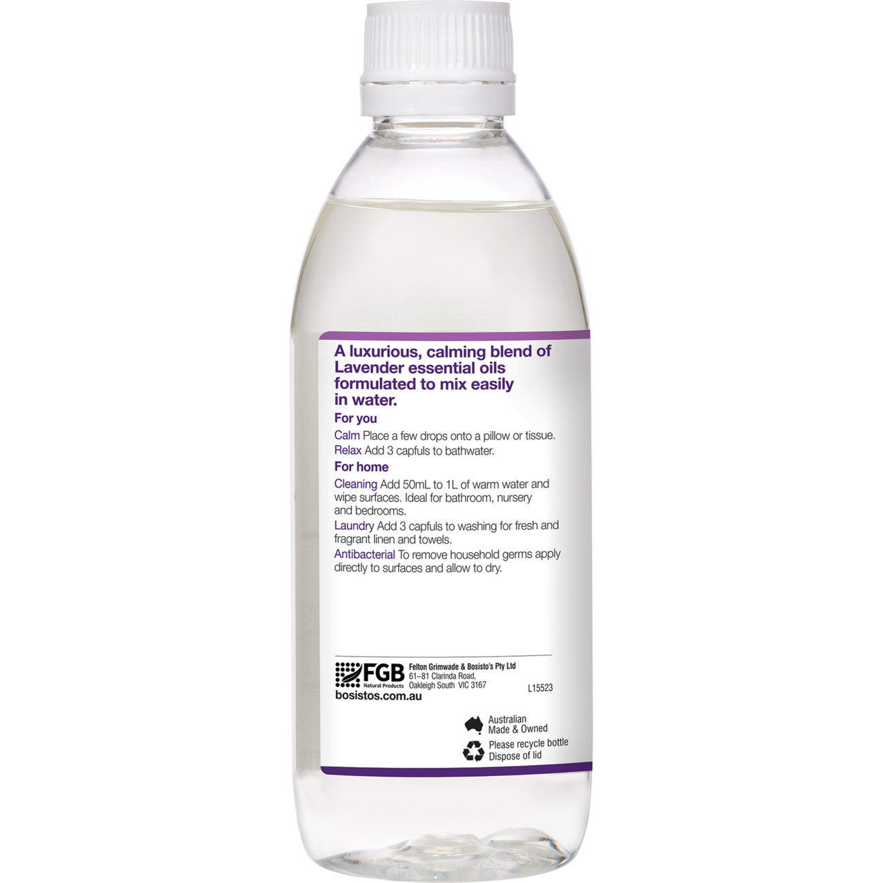 Bosisto's Lavender Solution 250mL