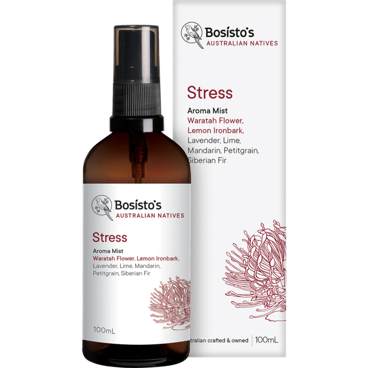 Bosisto's Australian Natives Stress Aroma Mist 100mL