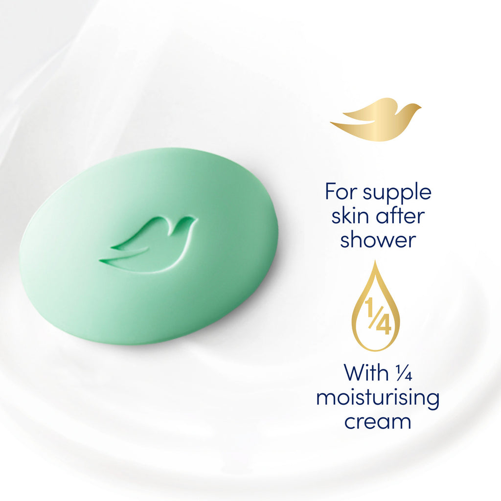 Dove  Beauty Cream Bar for soft, smooth, healthy-looking skin Cucumber with ¼ moisturising cream 4 x 90 g