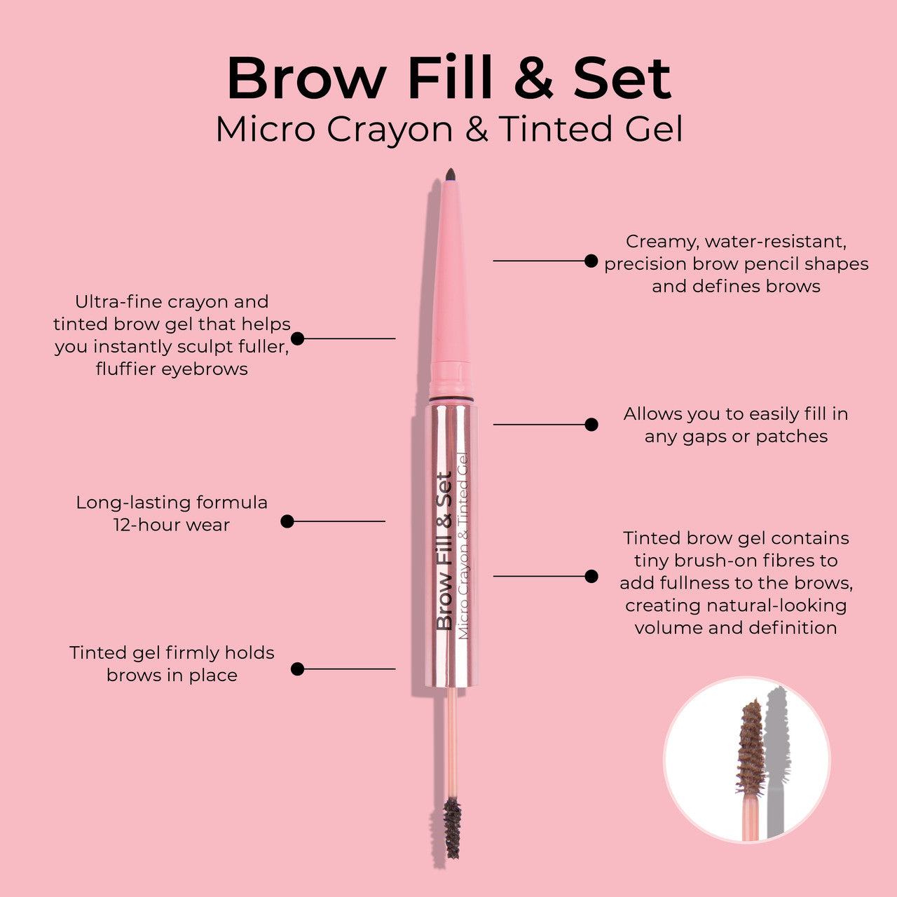 Brow fill & Set Medium/Dark