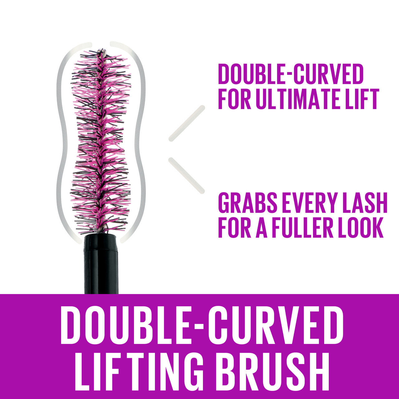 Maybelline The Falsies Lash Lift Volumising Waterproof Mascara - Very Black