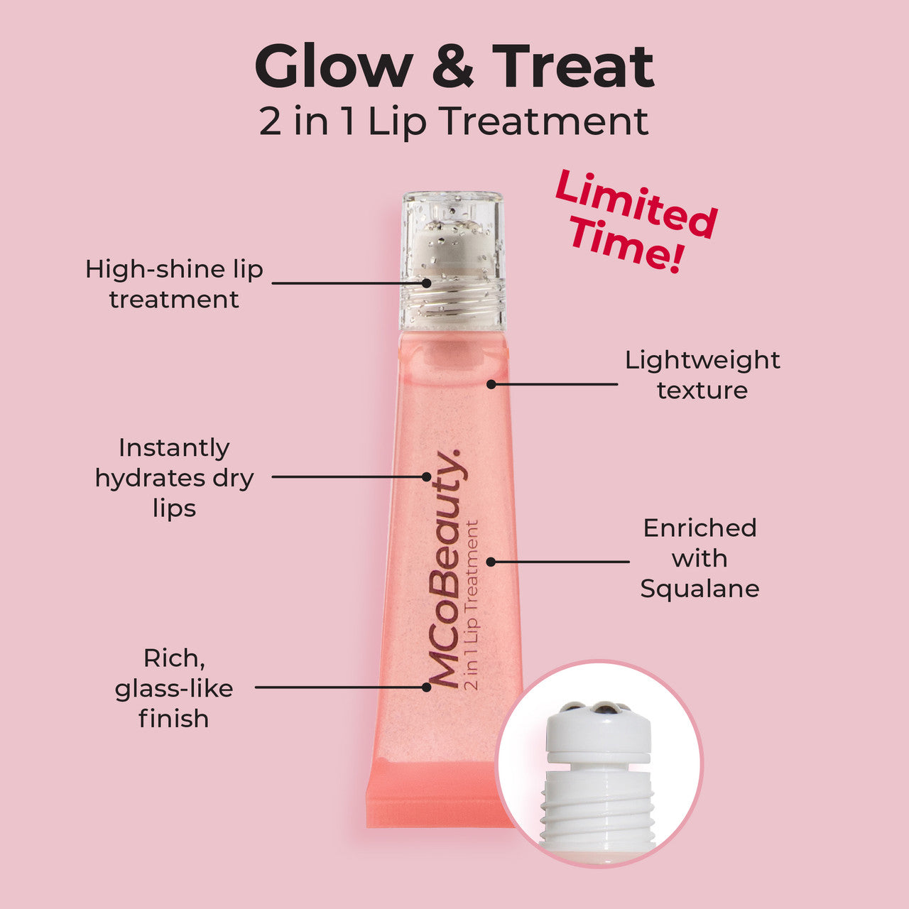 Glow & Treat 2-in-1 Lip Treatment - Birthday Cake