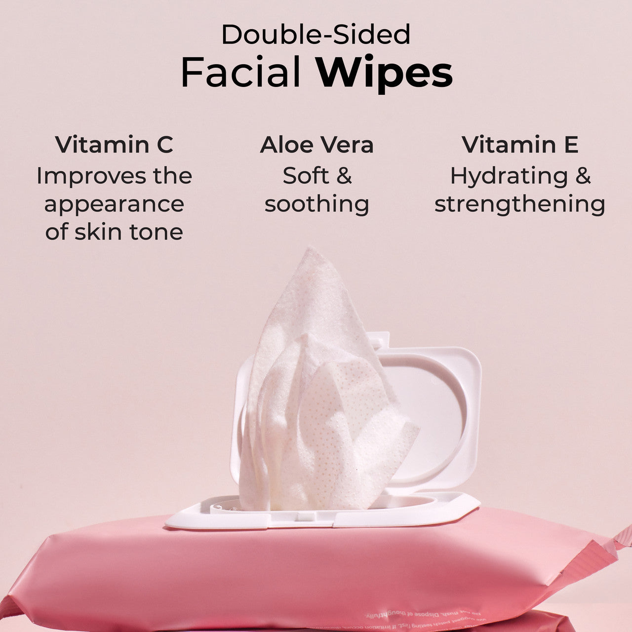 Double-Sided Facial Wipes