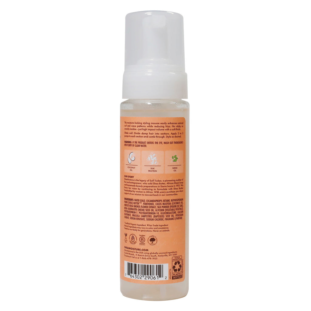 SheaMoisture Coconut & Hibiscus Frizz Free Curl Mousse 222ml