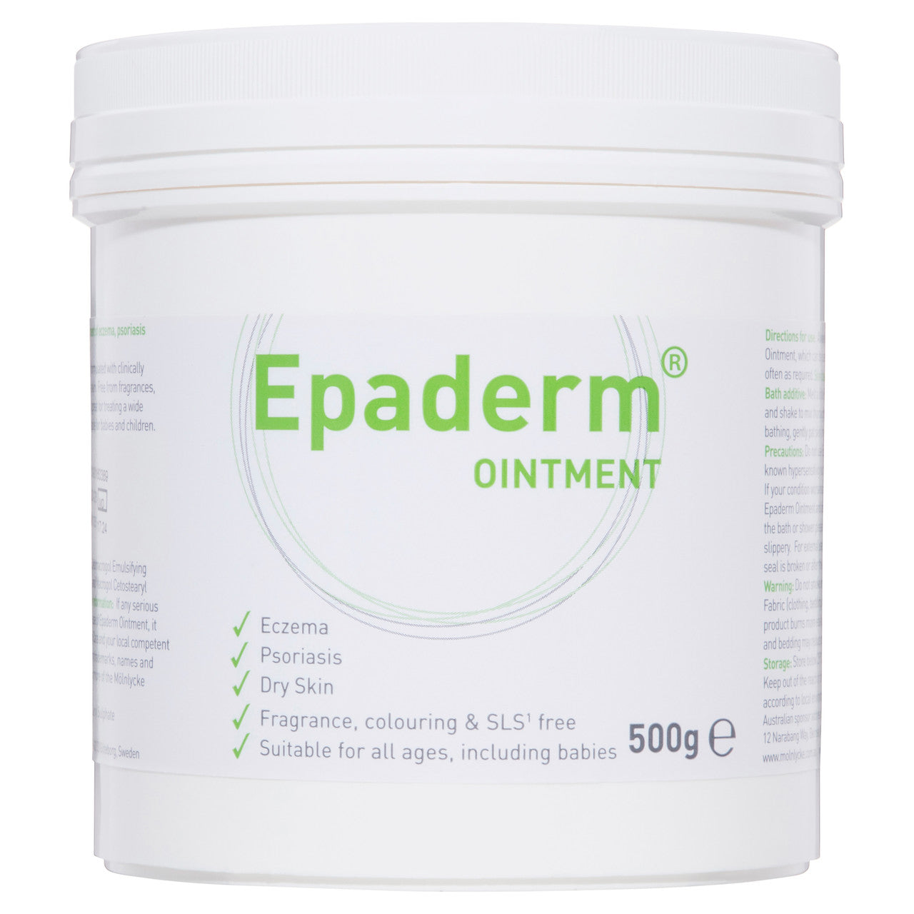 Epaderm Ointment 500g