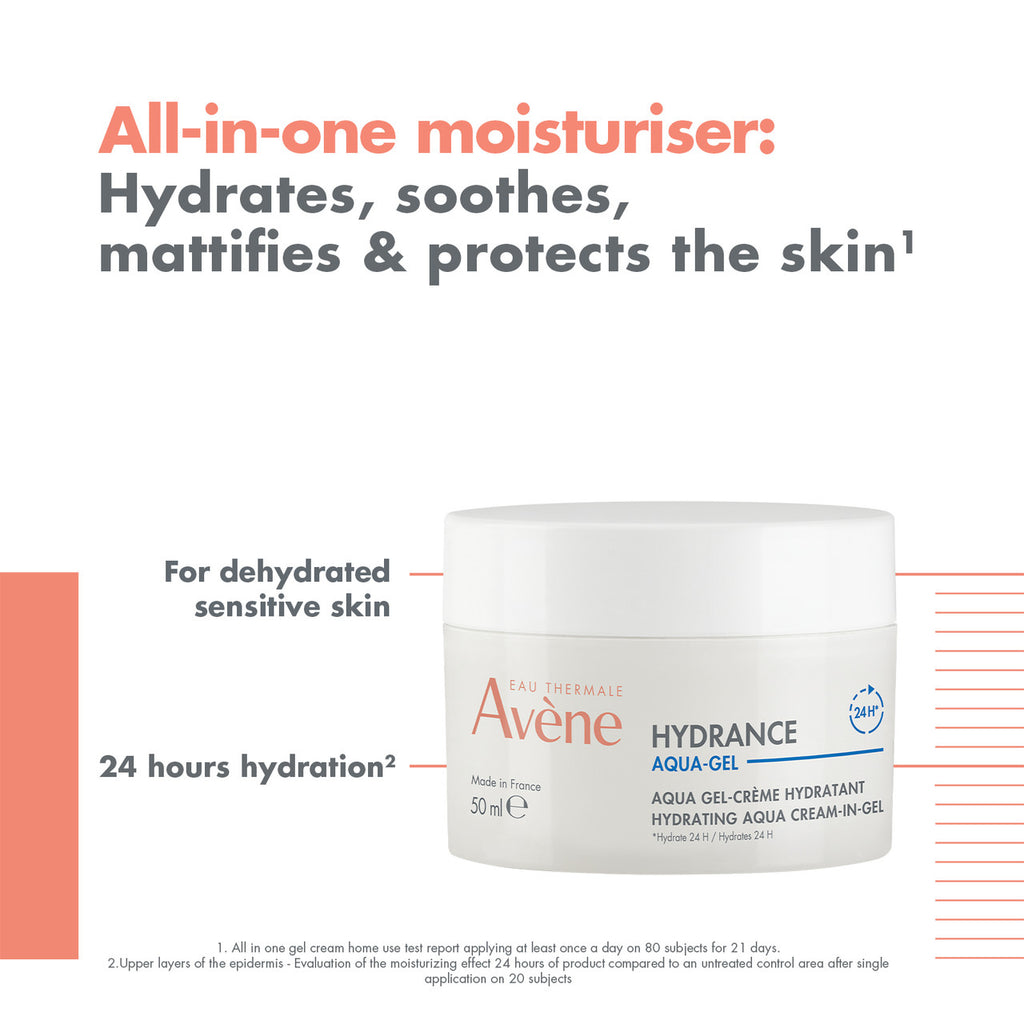 Avène Hydrance Aqua Cream-In-Gel Cohederm 50ml - Moisturiser For Dehydrated Skin