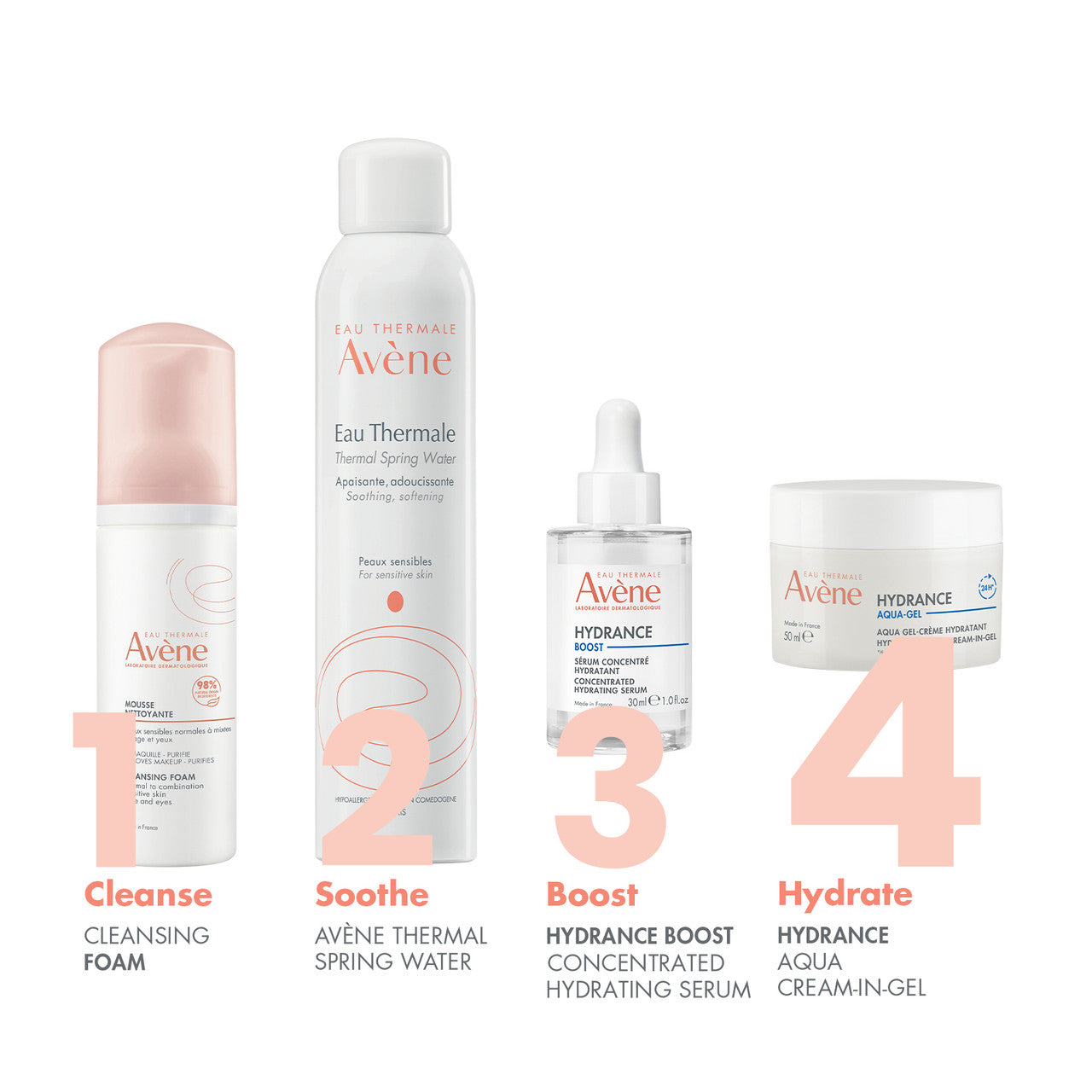 Avène Hydrance Aqua Cream-In-Gel Cohederm 50ml - Moisturiser For Dehydrated Skin