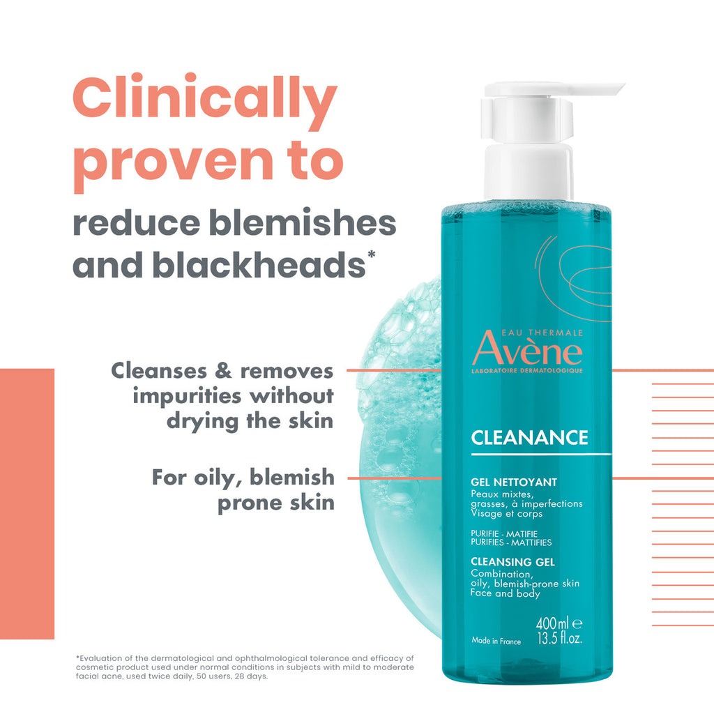Avène Cleanance Cleansing Gel 400ml - Cleanser for Oily skin