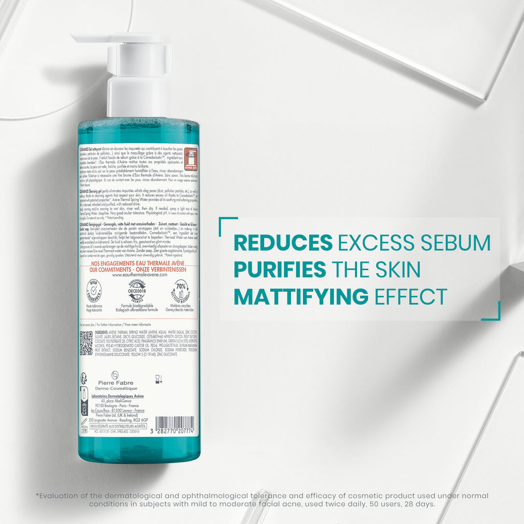 Avène Cleanance Cleansing Gel 400ml - Cleanser for Oily skin