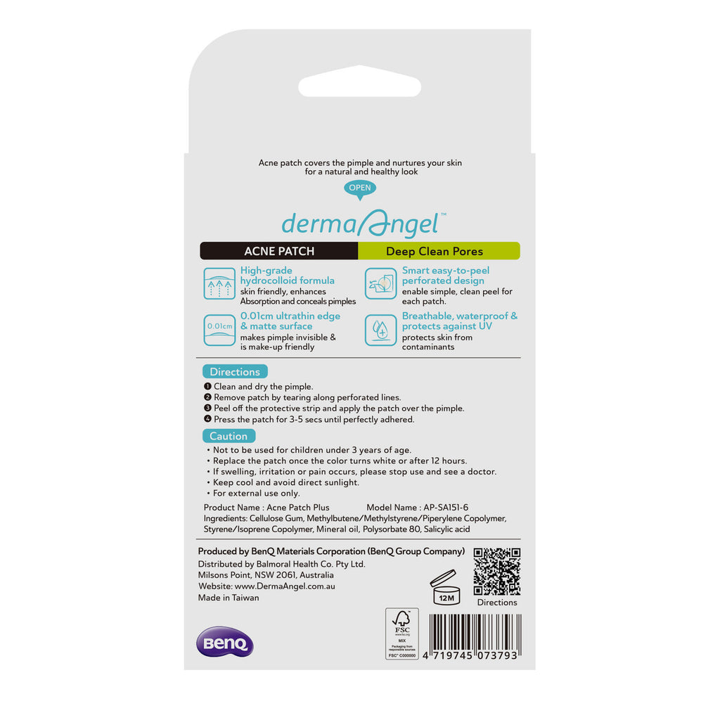 Derma Angel Acne Patch Day