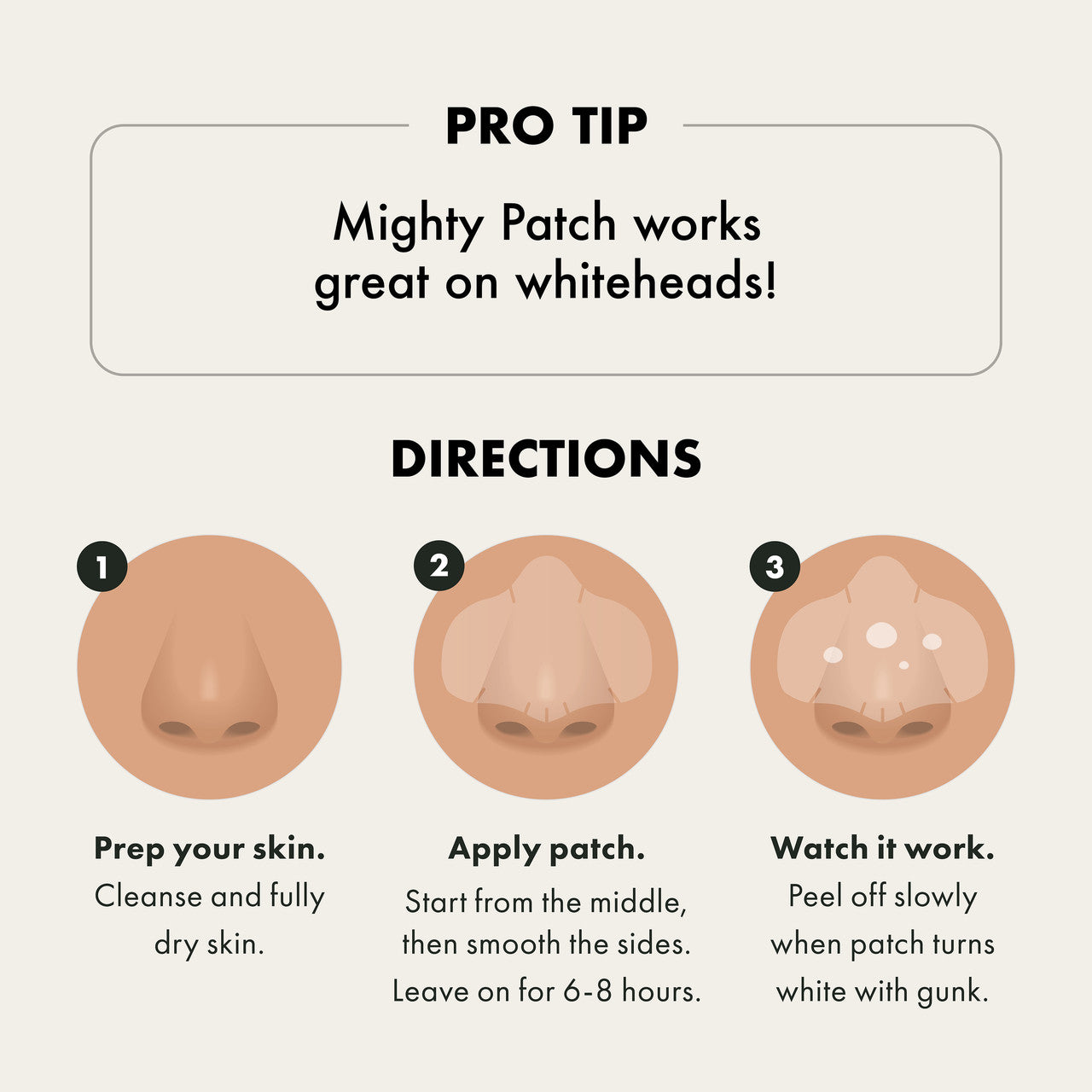 Hero Mighty Patch Nose Pimple Patches | Contour to Nose | Absorbs Pimple Gunk | 8 pack