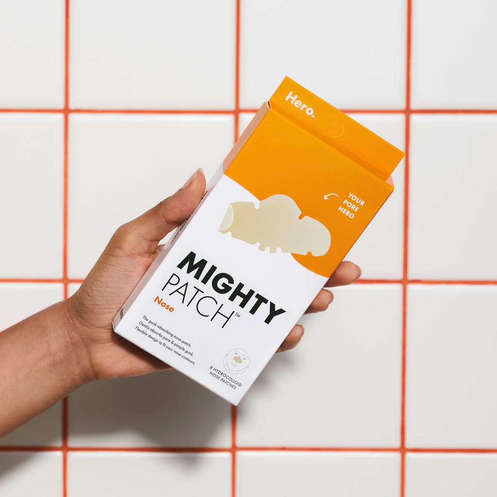 Hero Mighty Patch Nose Pimple Patches | Contour to Nose | Absorbs Pimple Gunk | 8 pack