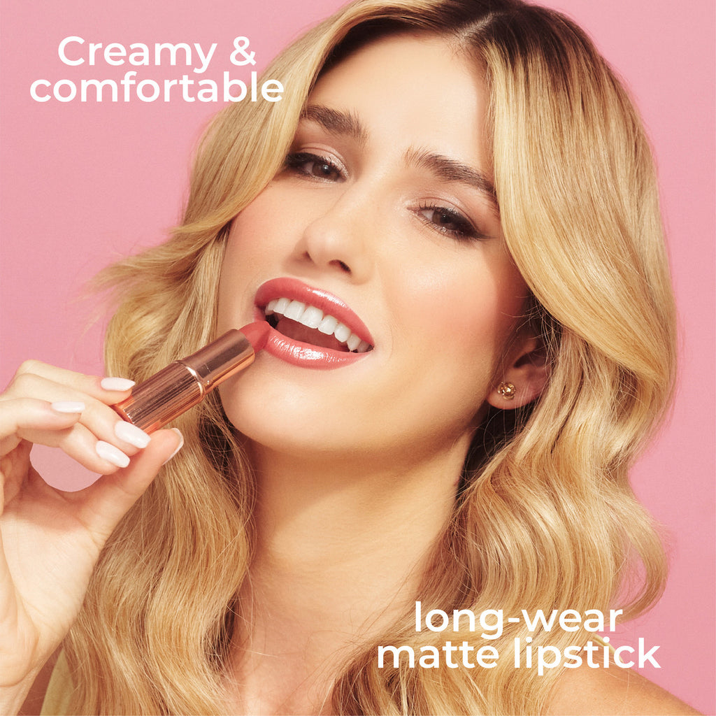 Creme Matte Luxe Lipstick - Rose Saturn