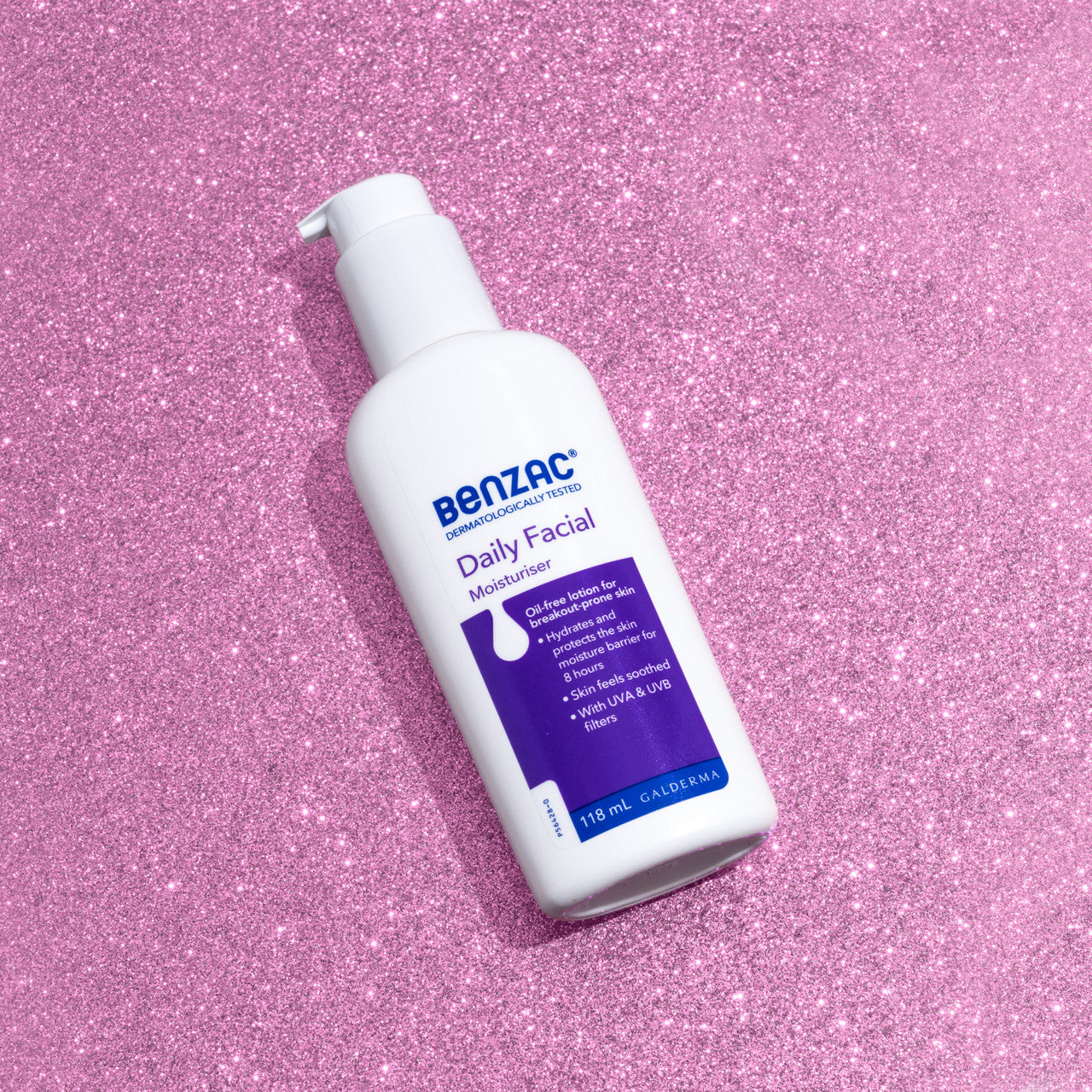 Benzac Daily Facial Moisturiser 118mL, For All Skin Types