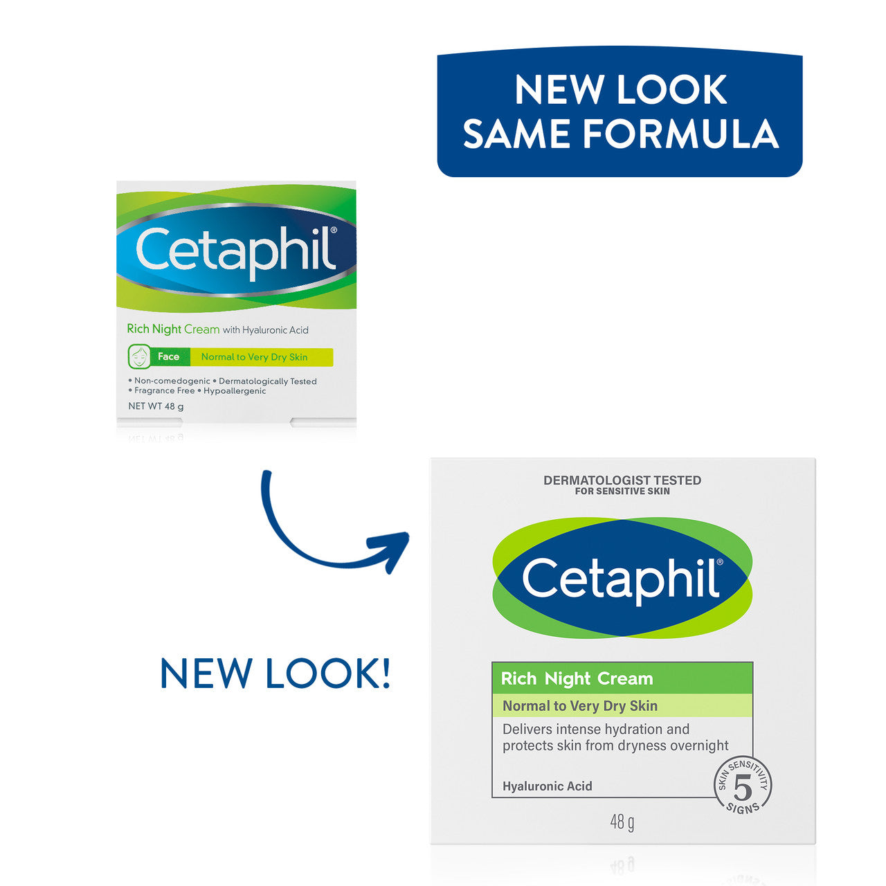 Cetaphil Rich Hydrating Night Cream with Hyaluronic Acid