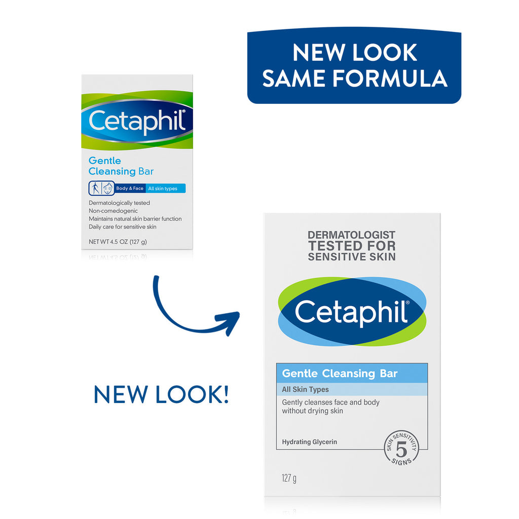 Cetaphil Gentle Cleansing Bar 127g, Gentle to Skin