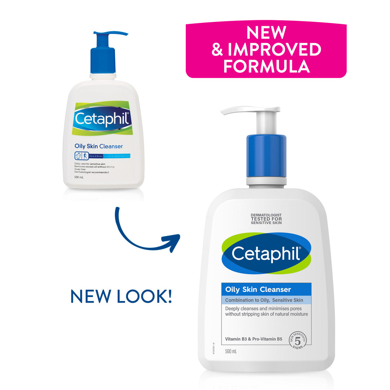 Cetaphil Oily Skin Cleanser 473mL, Oily and Combination Skin