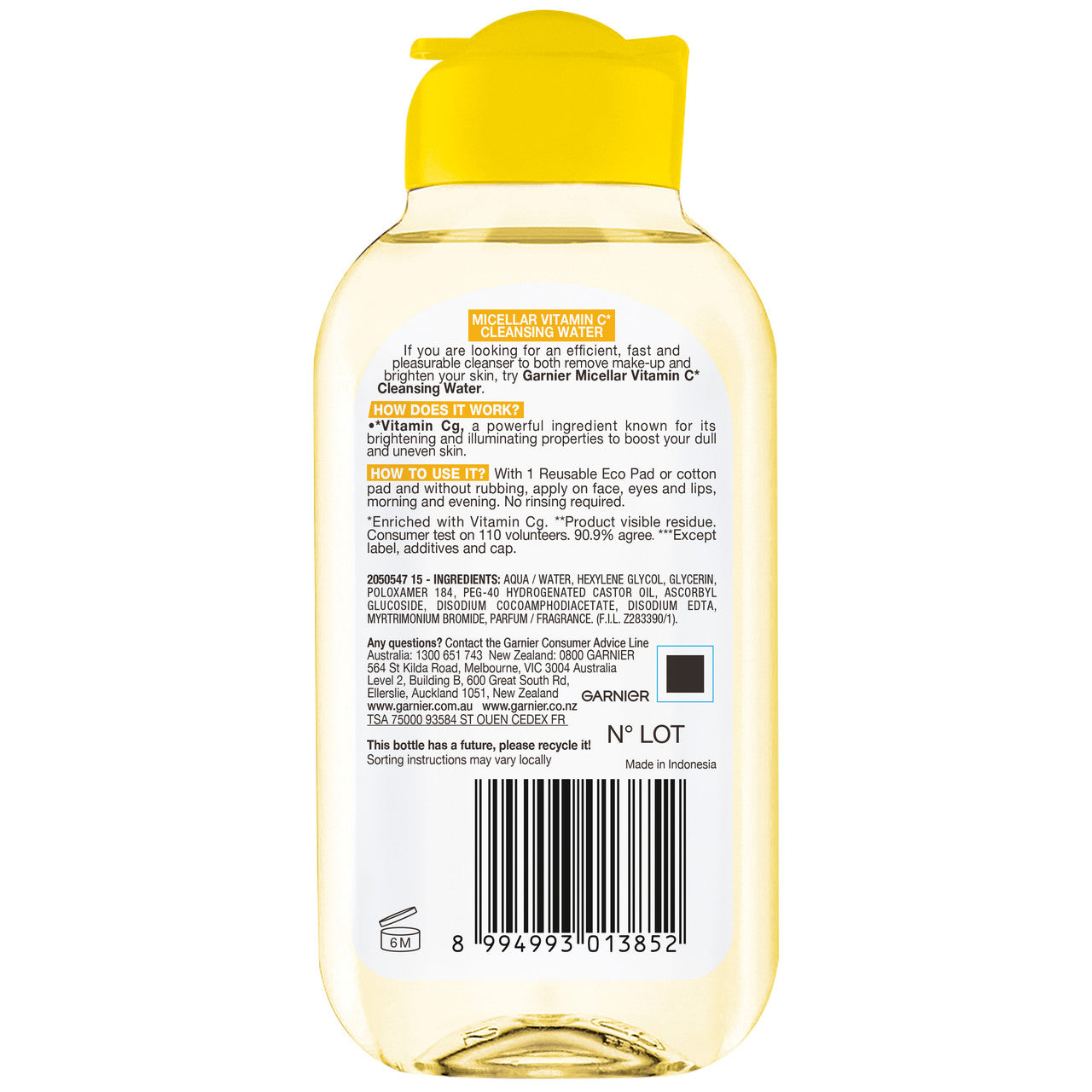 Garnier Vitamin C Micellar Cleansing Water 125ML
