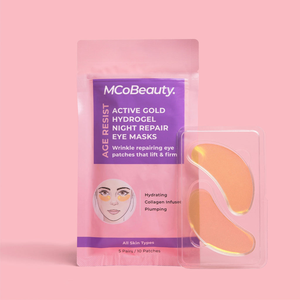 Age Resist Active Gold Hydrogel Night Repair Eye Masks - 5 Pairs