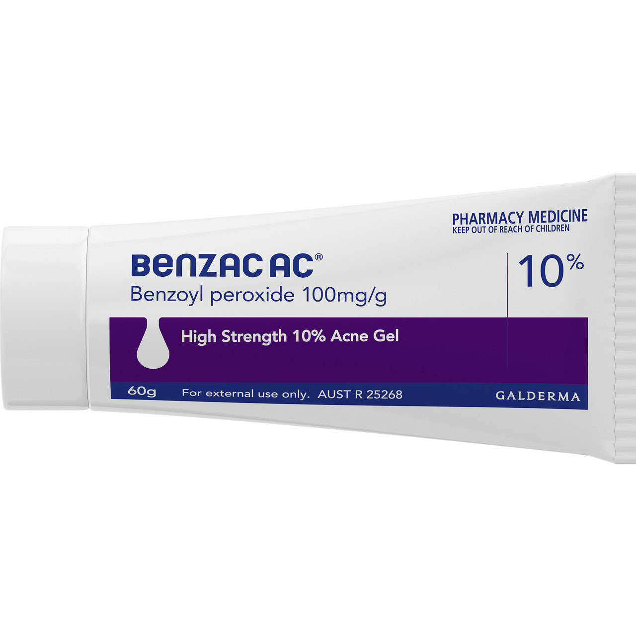 Benzac AC High Strength 10% Acne Gel 60g, Acne Treatment